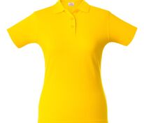 Рубашка поло женская Surf Lady, желтая арт.1547.80