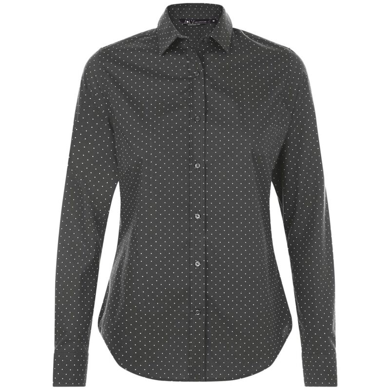 Рубашка женская Becker Women, темно-серая с белым арт.01649503