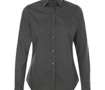 Рубашка женская Becker Women, темно-серая с белым арт.01649503