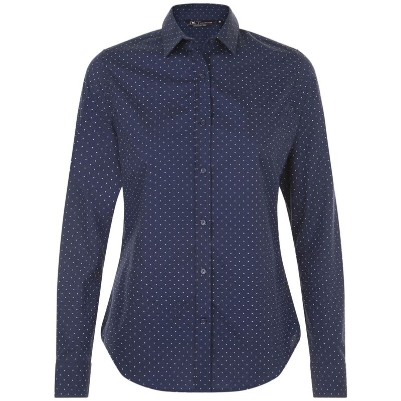 Рубашка женская Becker Women, темно-синяя с белым арт.01649912