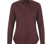 Рубашка женская Becker Women, бордовая с белым арт.01649502