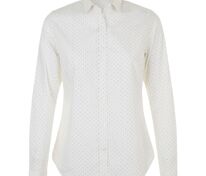 Рубашка женская Becker Women, белая с темно-синим арт.01649989