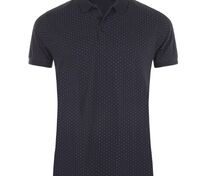 Рубашка поло мужская Brandy Men, темно-синяя с белым арт.01706912