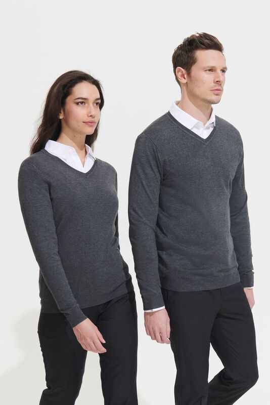 Пуловер мужской Glory Men, серый меланж арт.01710350