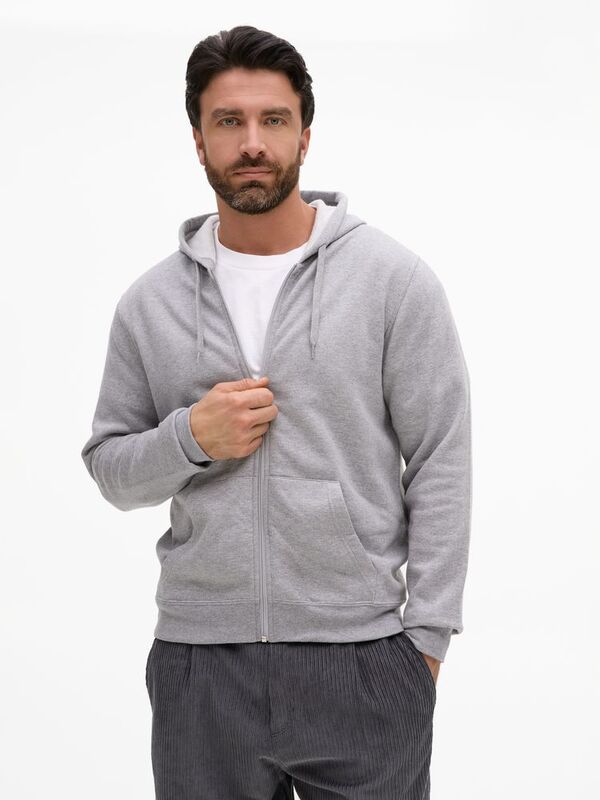 Толстовка унисекс Stone, серый меланж арт.01714360