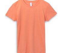Футболка женская Regent Women, оранжевая (абрикосовая) арт.01825401