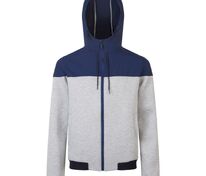 Куртка унисекс Voltage, серый меланж с темно-синим арт.01645508
