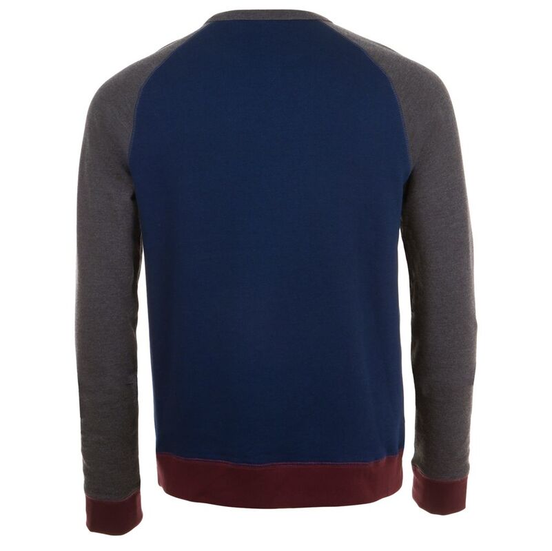 Толстовка унисекс Sandro, темно-синяя с черным меланжем арт.01700526