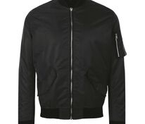 Куртка бомбер унисекс Rebel, черная арт.01616312