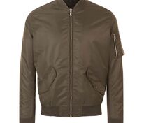 Куртка бомбер унисекс Rebel, коричневая арт.01616406