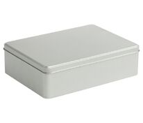 Коробка Pragmax L, прямоугольная, серебристая арт.6777