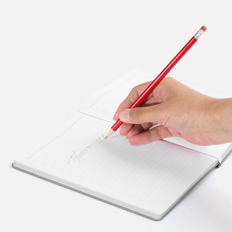 Карандаш простой Triangle с ластиком, красный арт.1884.50