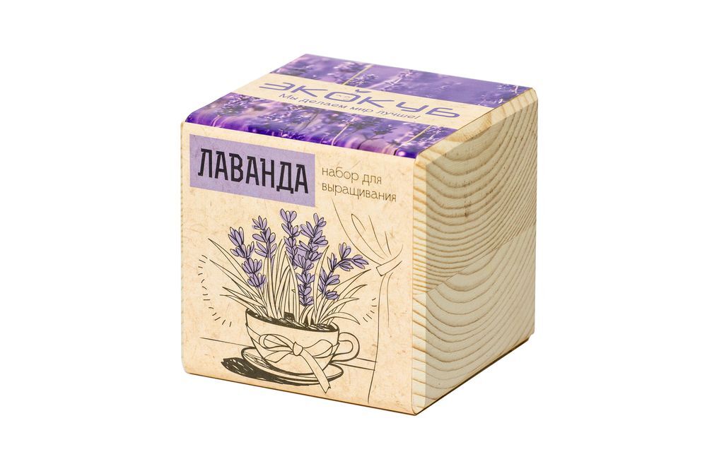 Набор для выращивания &laquo;Экокуб&raquo;, лаванда арт.3416