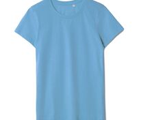 Футболка женская T-bolka Lady, голубая арт.1878.14