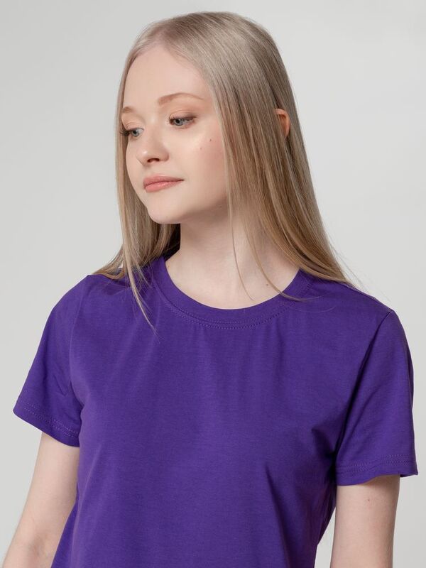 Футболка женская T-bolka Lady, фиолетовая арт.1878.77