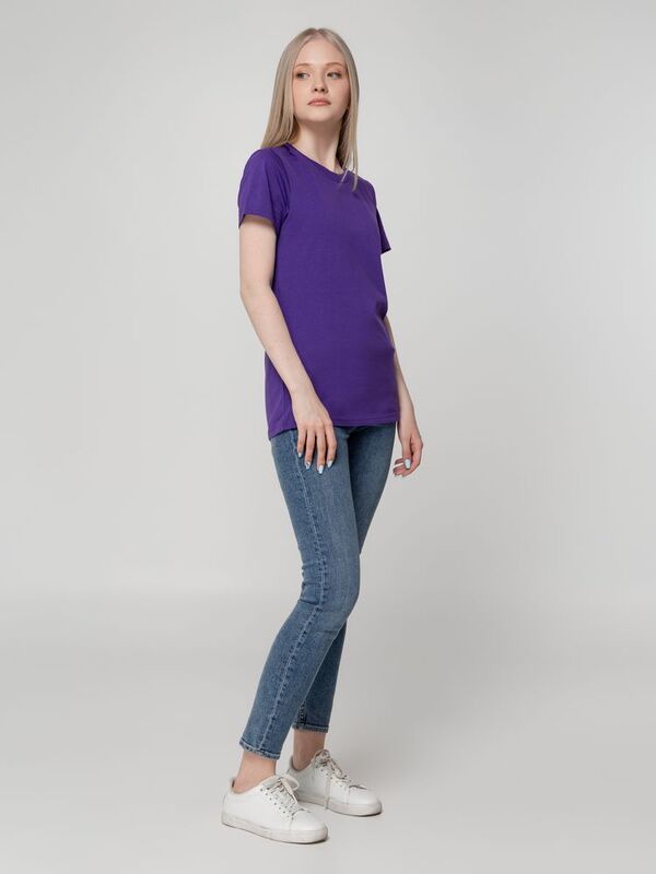 Футболка женская T-bolka Lady, фиолетовая арт.1878.77