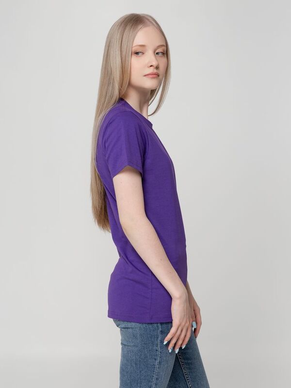 Футболка женская T-bolka Lady, фиолетовая арт.1878.77
