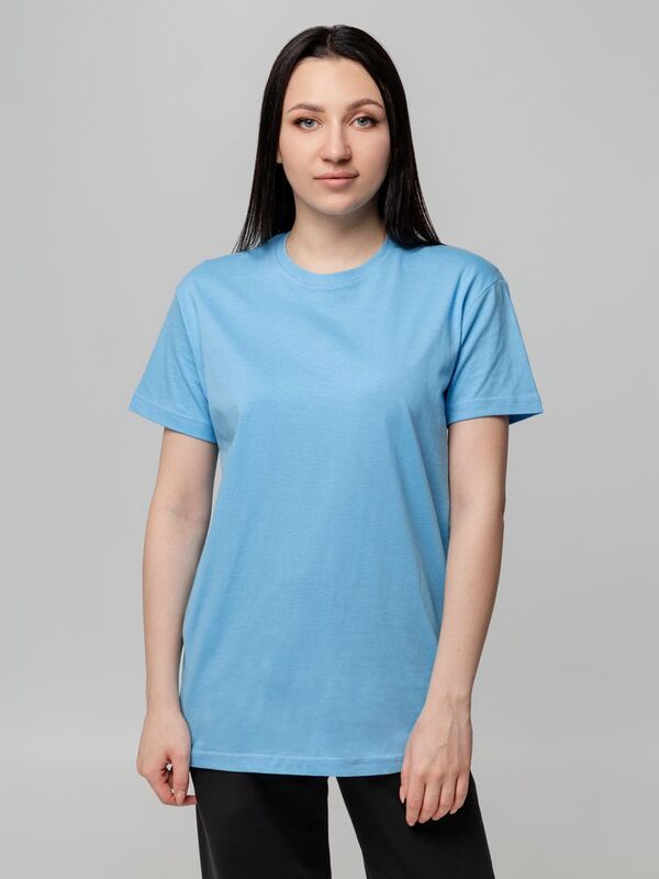 Футболка унисекс T-bolka 140, голубая арт.5190.14