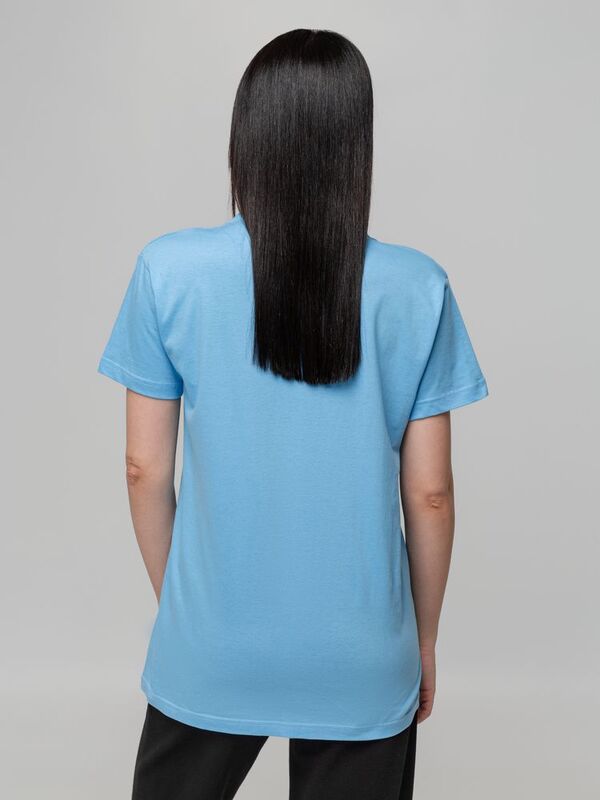 Футболка унисекс T-bolka 140, голубая арт.5190.14