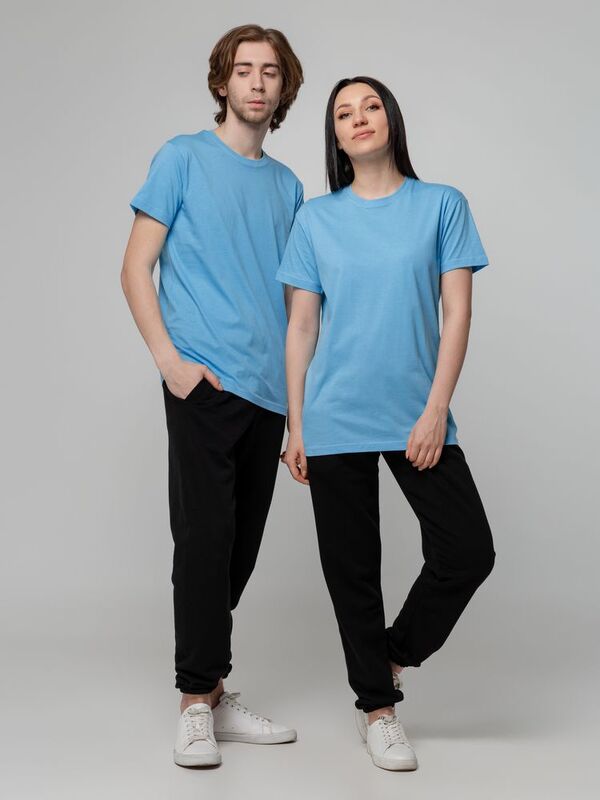 Футболка унисекс T-bolka 140, голубая арт.5190.14