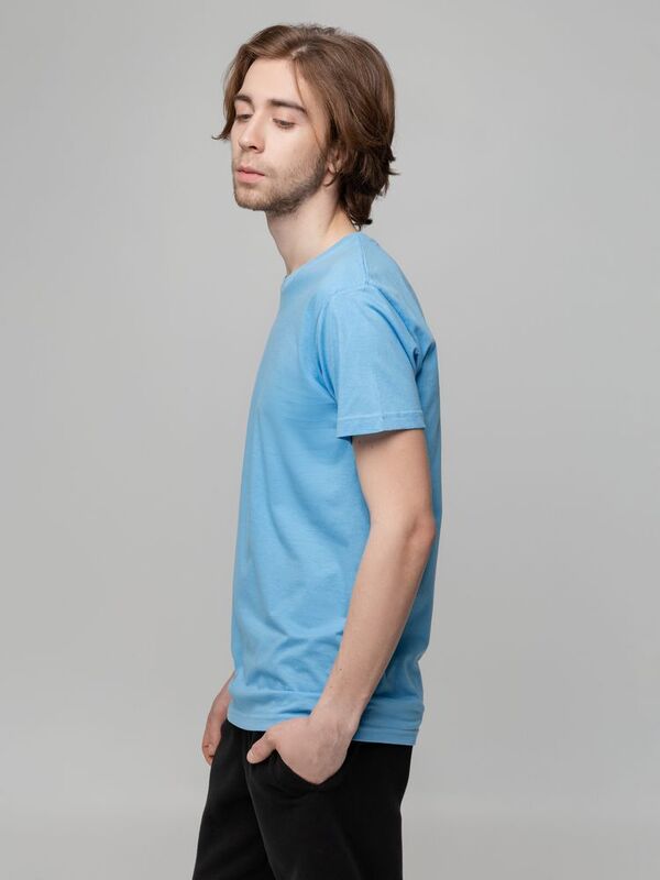 Футболка унисекс T-bolka 140, голубая арт.5190.14