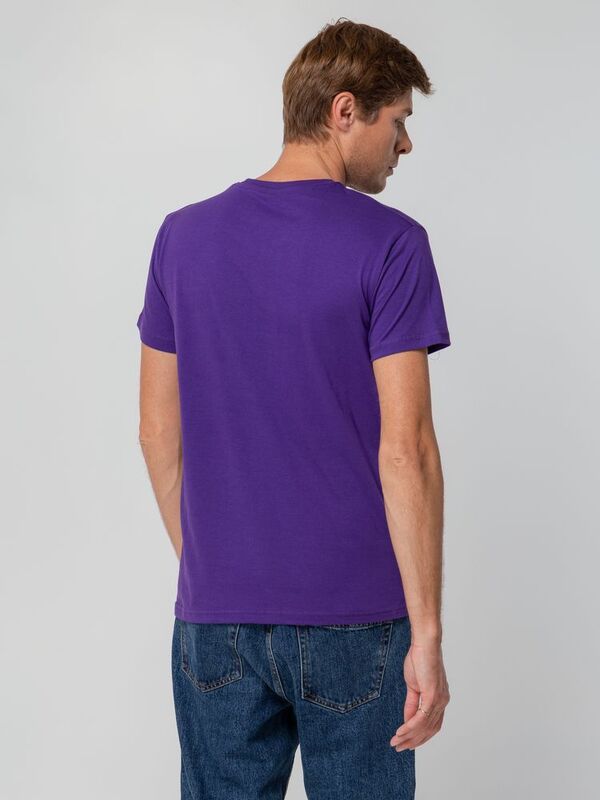 Футболка унисекс T-bolka 140, фиолетовая арт.5190.77