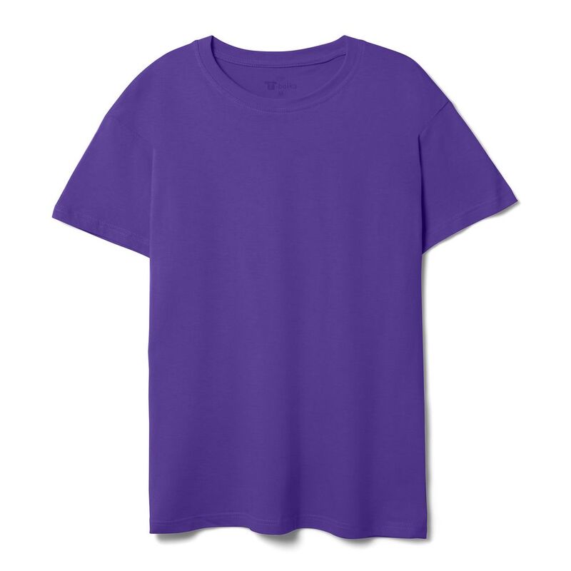 Футболка унисекс T-bolka 140, фиолетовая арт.5190.77