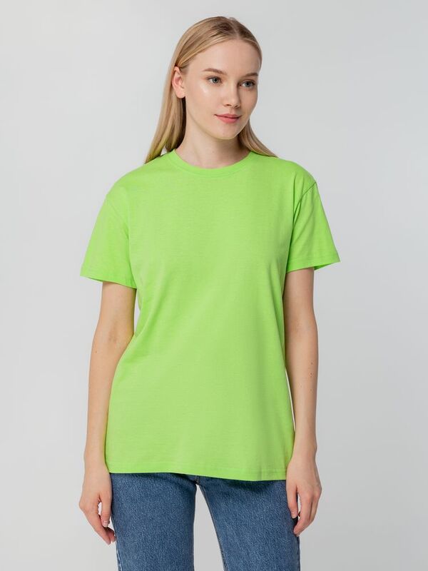 Футболка унисекс T-bolka 140, зеленое яблоко арт.5190.94