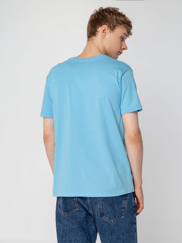 Футболка унисекс T-Bolka 160, голубая арт.6140.14