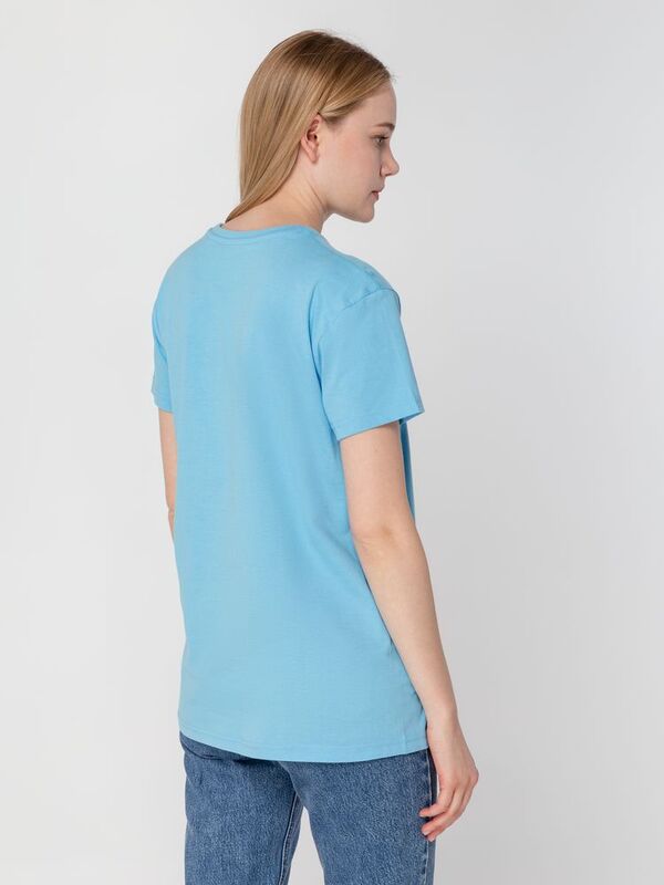 Футболка унисекс T-Bolka 160, голубая арт.6140.14