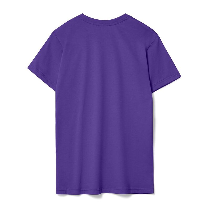 Футболка унисекс T-Bolka 160, фиолетовая арт.6140.77