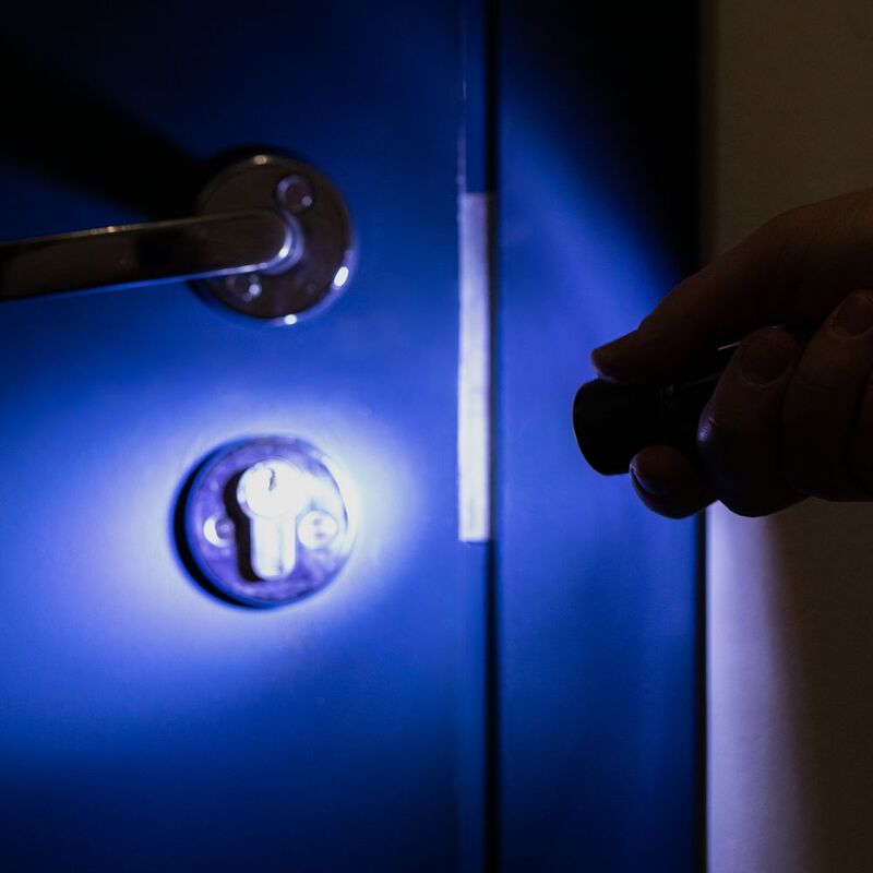 Фонарик Aurora, серебристый арт.3855.10