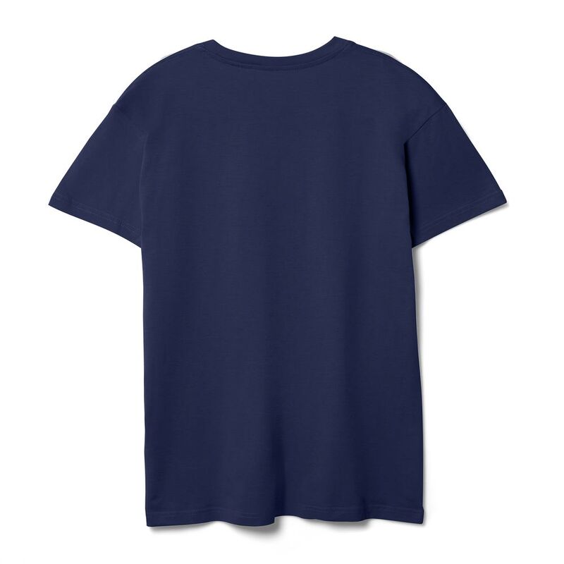 Футболка унисекс T-bolka 140, темно-синяя (кобальт) арт.5190.43