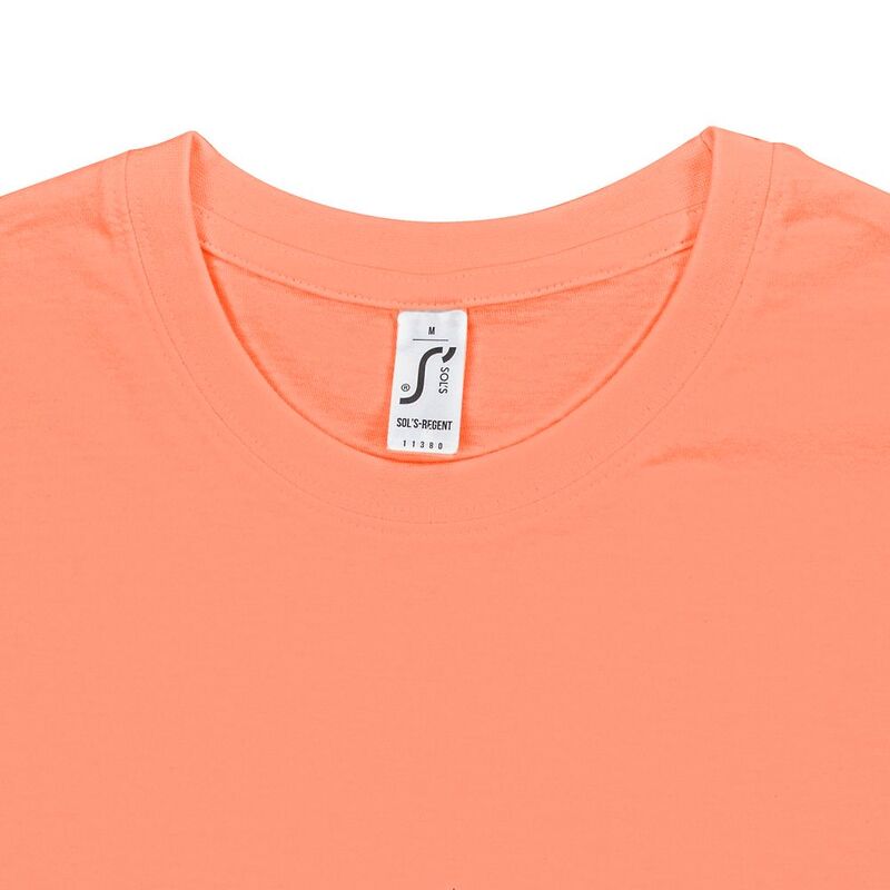 Футболка унисекс Regent 150, оранжевая (абрикосовая) арт.1376.26