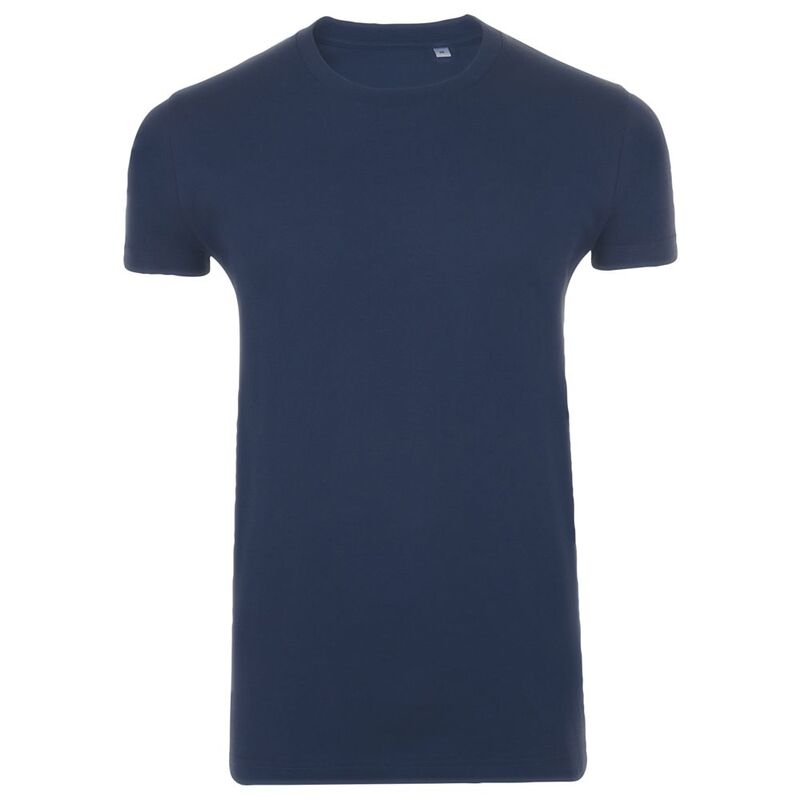 Футболка мужская приталенная Imperial Fit 190, кобальт (темно-синяя) арт.5848.47