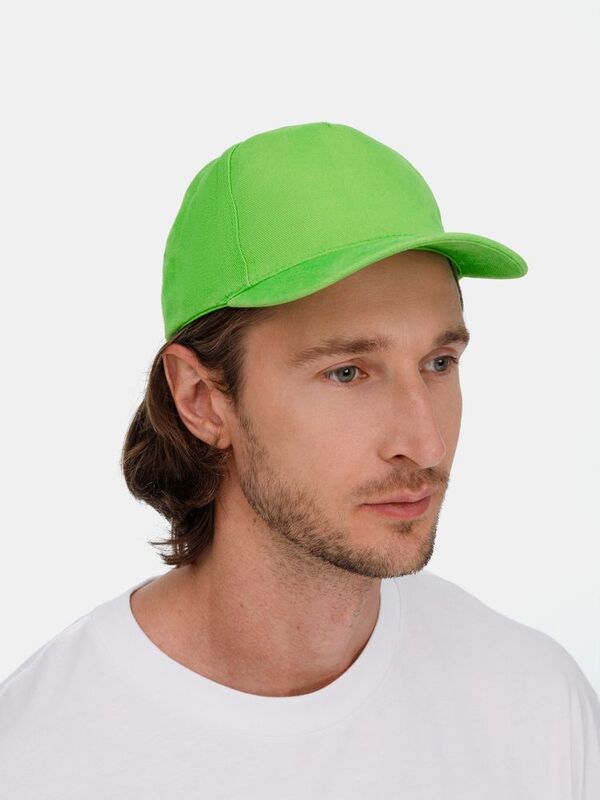 Бейсболка Long Beach, зеленое яблоко арт.6538.94