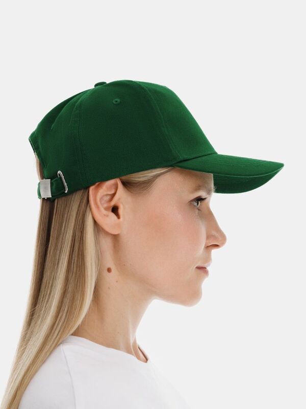 Бейсболка Long Beach, темно-зеленая арт.6538.90