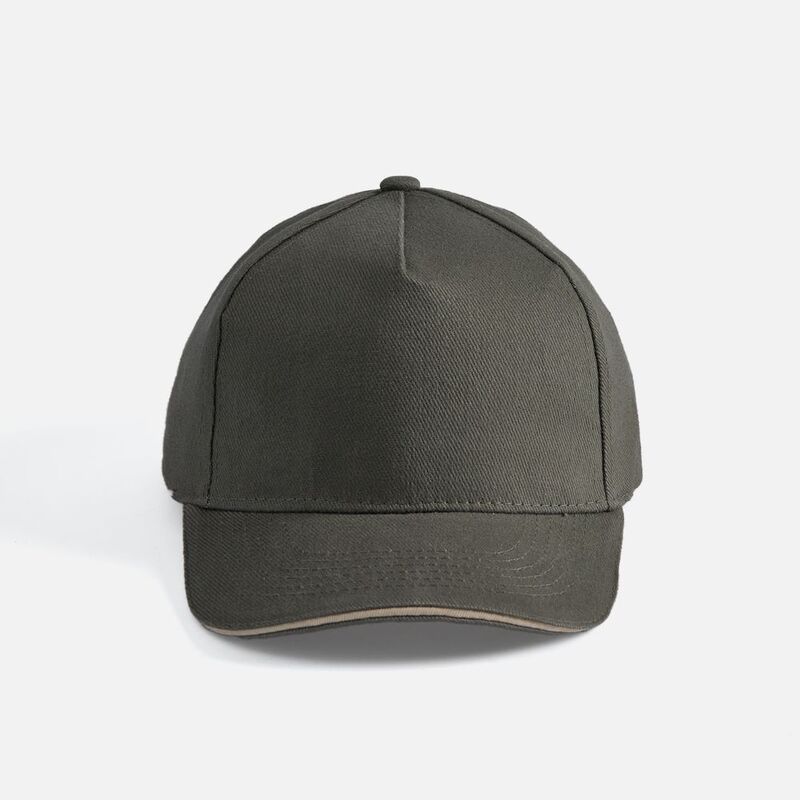 Бейсболка Long Beach, хаки с бежевым арт.6538.99