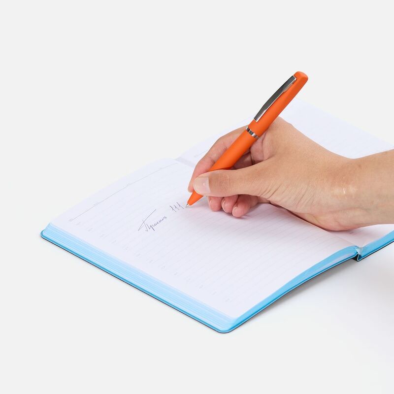 Ручка шариковая Bolt Soft Touch, оранжевая арт.3140.20