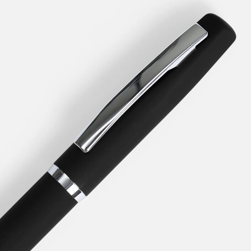 Ручка шариковая Bolt Soft Touch, черная арт.3140.30