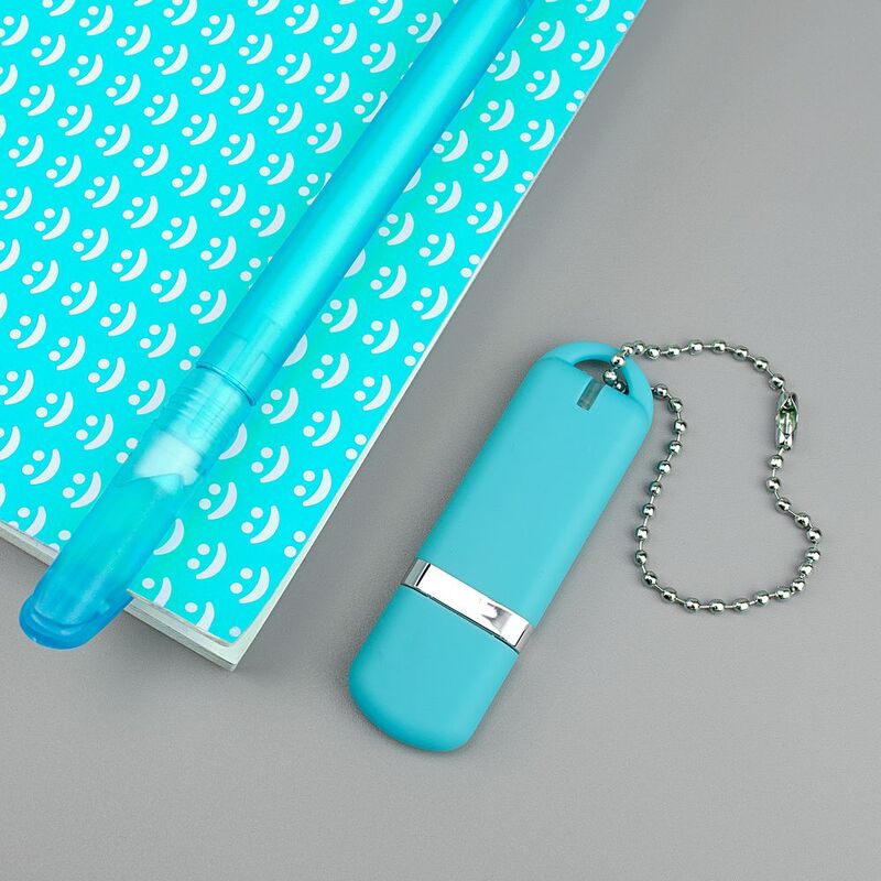 Флешка Memo, 8 Гб, бирюзовая арт.3548.42