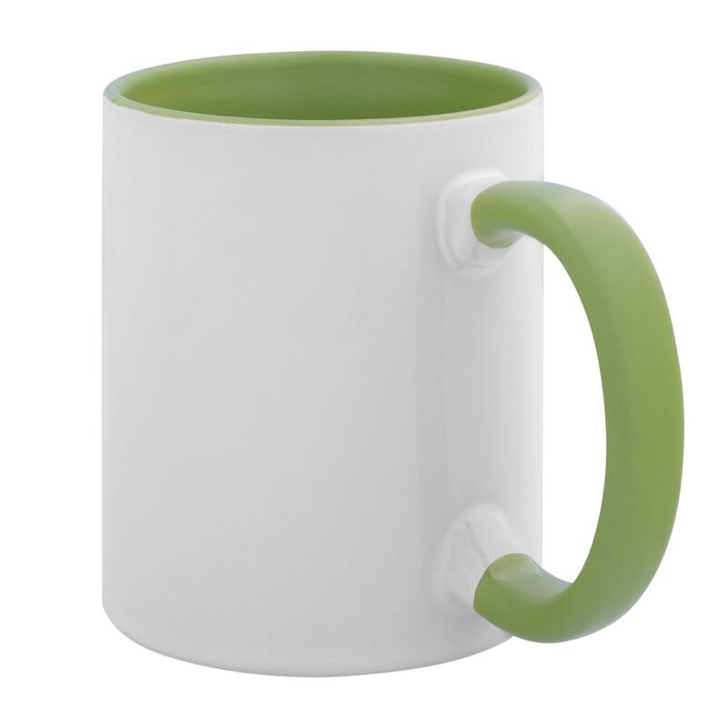 Кружка Promo Plus для сублимационной печати, зеленое яблоко арт.6579.94