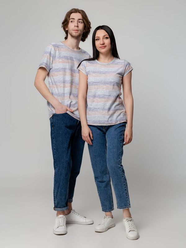 Футболка мужская Rayet двусторонняя, оранжевая с фиолетовым арт.3481.20