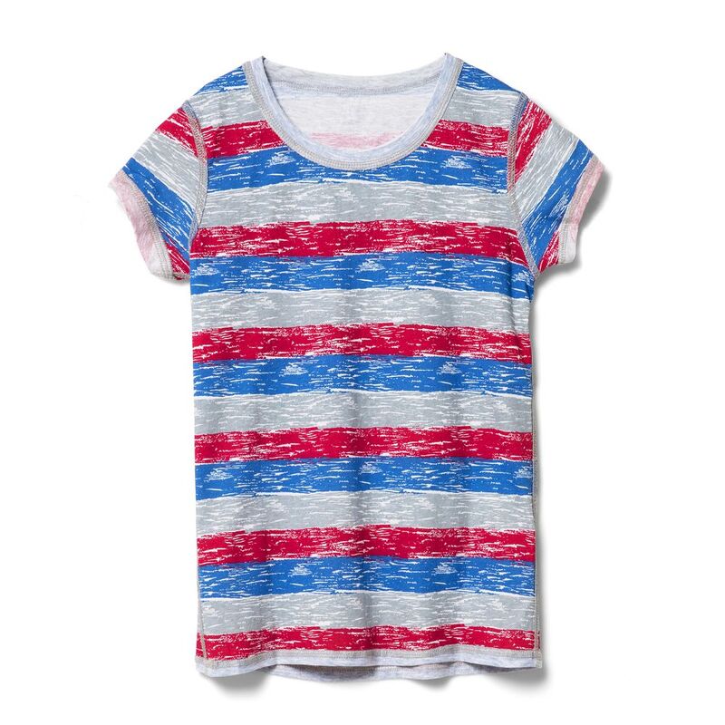 Футболка женская Rayet Lady двусторонняя, красная с синим арт.3482.50