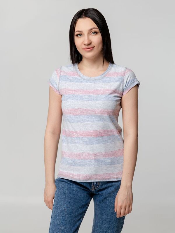 Футболка женская Rayet Lady двусторонняя, красная с синим арт.3482.50