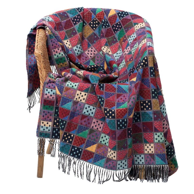 Плед Illinois, бордовый арт.7233.55