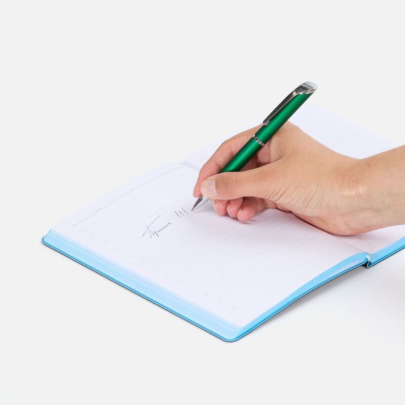 Ручка шариковая Glide, зеленая арт.6886.90