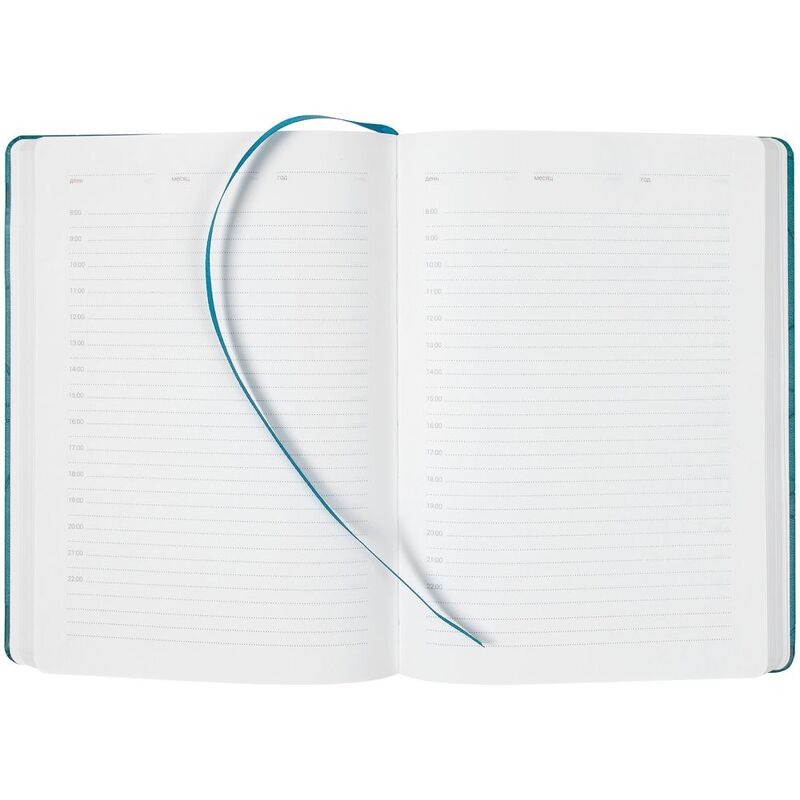 Ежедневник Gems, недатированный, бирюзовый арт.4598.49