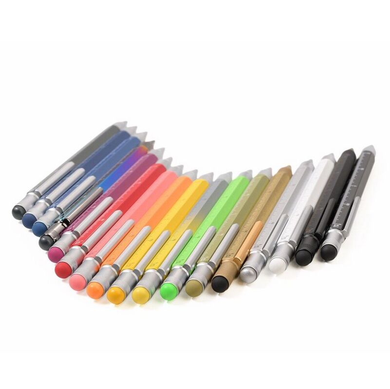 Ручка шариковая Construction, мультиинструмент, красная арт.6462.50