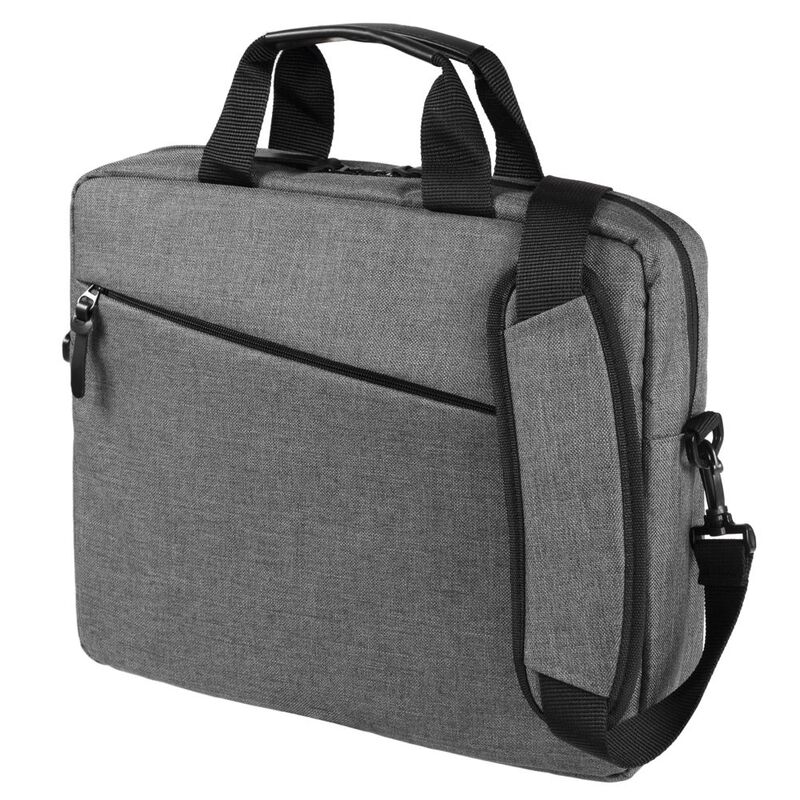 Сумка для ноутбука The First, серая арт.6836.10